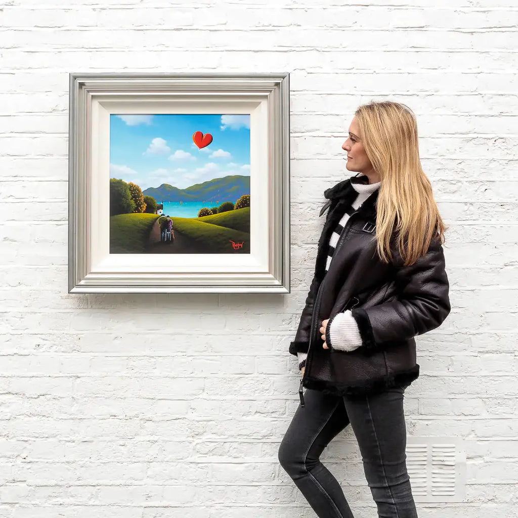 Tranquil Love - Original - SOLD by artist David Renshaw - Wyecliffe Galleries