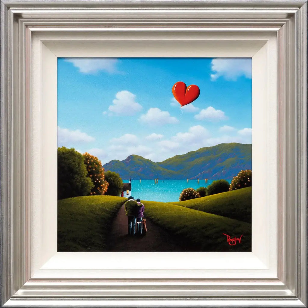 Tranquil Love - Original - SOLD by artist David Renshaw - Wyecliffe Galleries