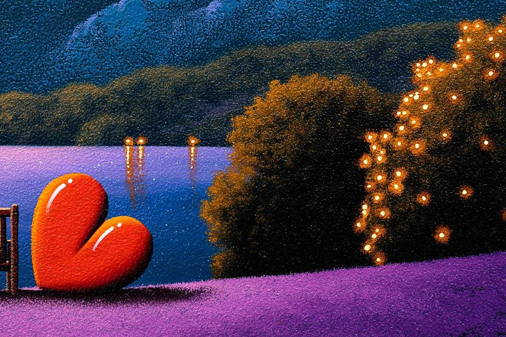 Twinkling Night Sky - Original - SOLD by artist David Renshaw - Wyecliffe Galleries