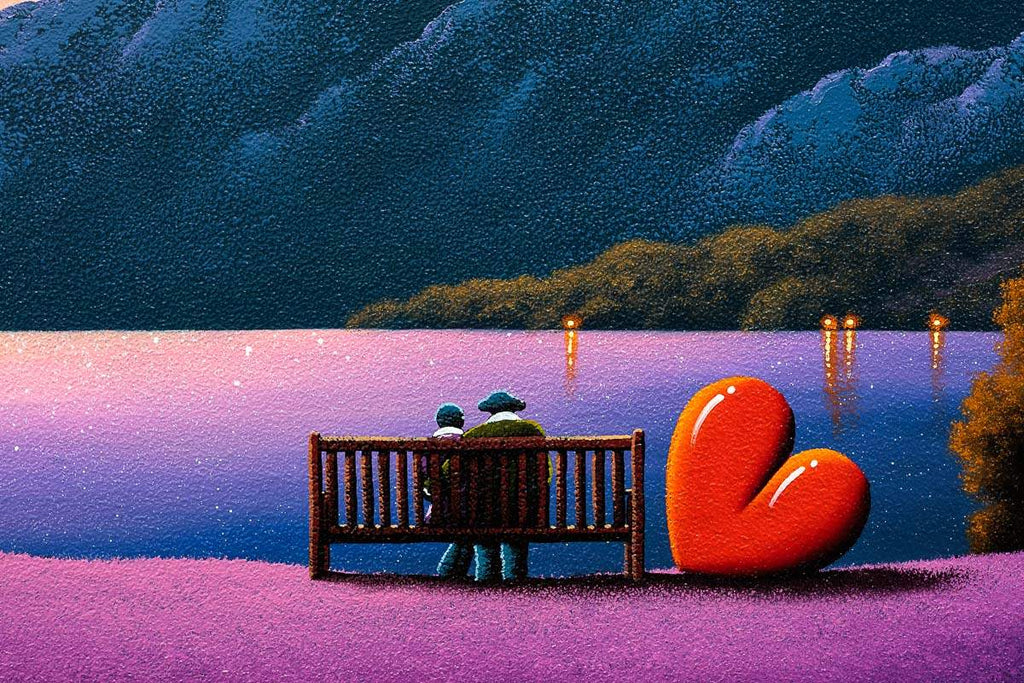 Twinkling Night Sky - Original - SOLD by artist David Renshaw - Wyecliffe Galleries