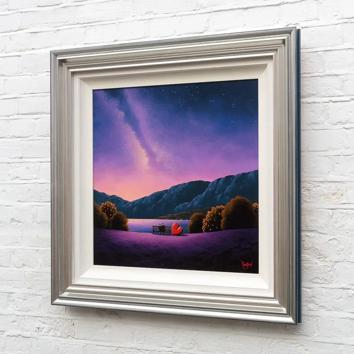 Twinkling Night Sky - Original - SOLD by artist David Renshaw - Wyecliffe Galleries