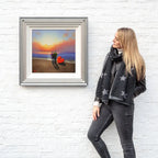Two Souls And One Sunset - Original - SOLD by artist David Renshaw - Wyecliffe Galleries