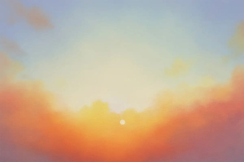 Two Souls And One Sunset - Original - SOLD by artist David Renshaw - Wyecliffe Galleries