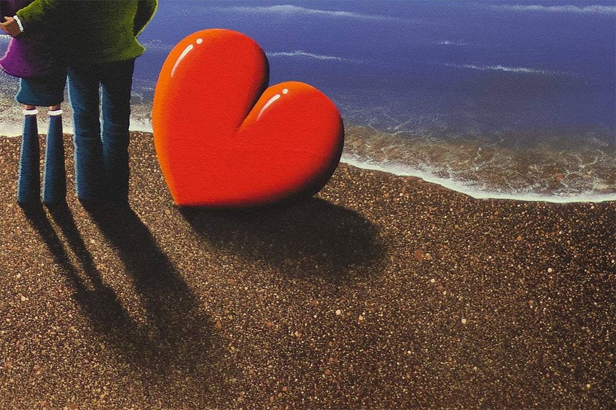 Two Souls And One Sunset - Original - SOLD by artist David Renshaw - Wyecliffe Galleries