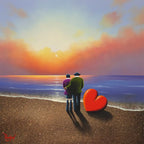 Two Souls And One Sunset - Original - SOLD by artist David Renshaw - Wyecliffe Galleries
