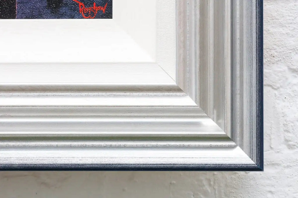 Village Skyline Love Affair - Original - SOLD by artist David Renshaw - Wyecliffe Galleries