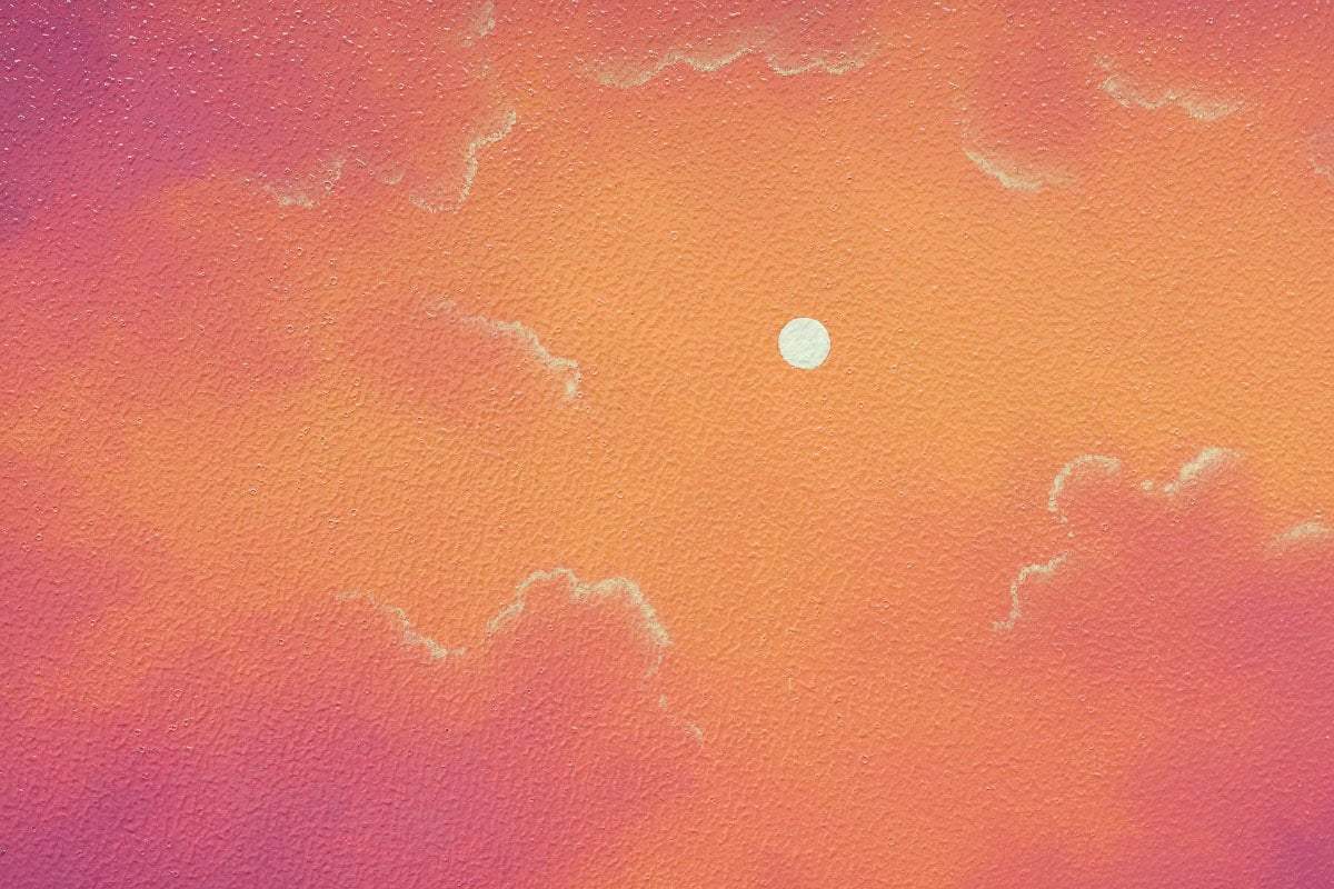 Village Skyline Love Affair - Original - SOLD by artist David Renshaw - Wyecliffe Galleries