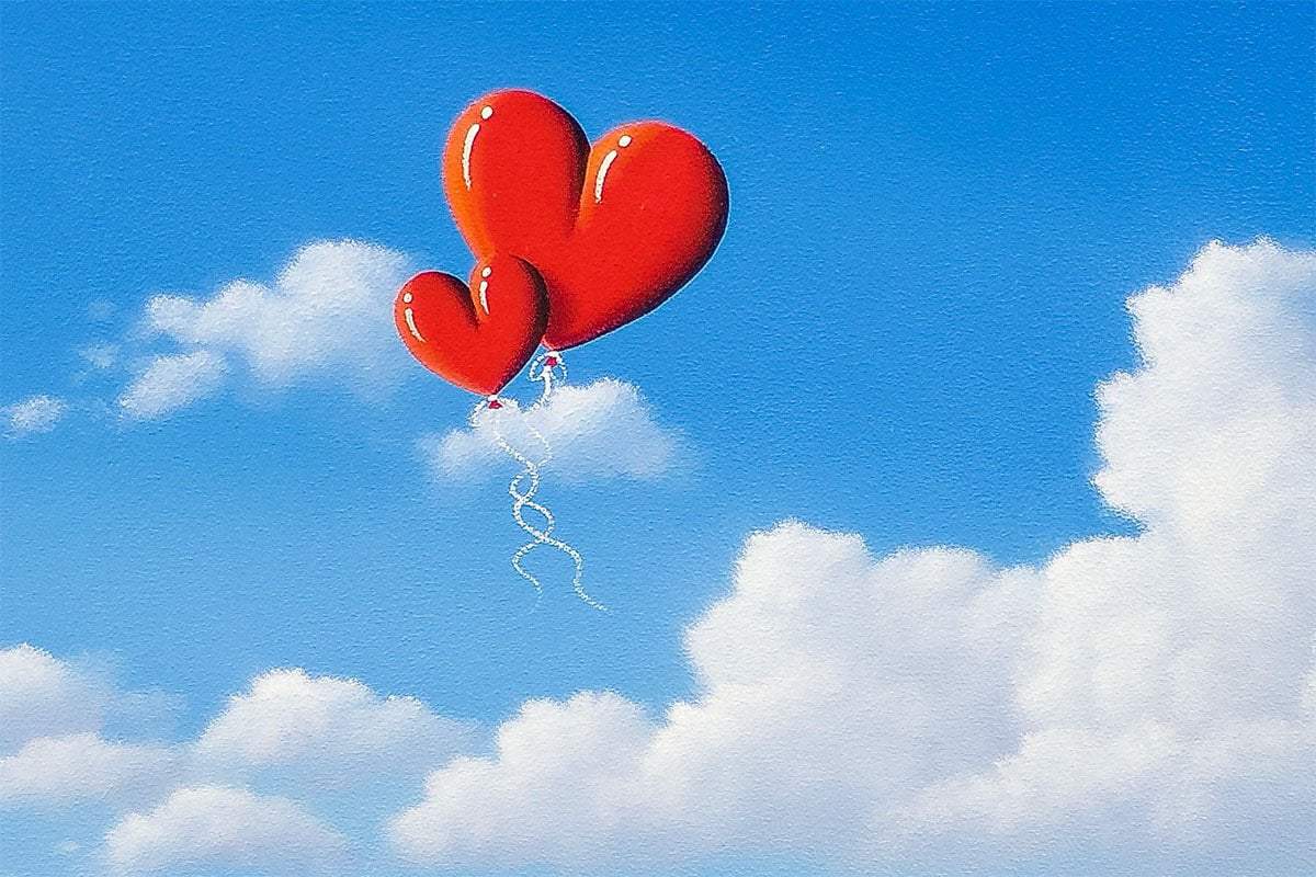Waiting For The Tide Together - Original - SOLD by artist David Renshaw - Wyecliffe Galleries