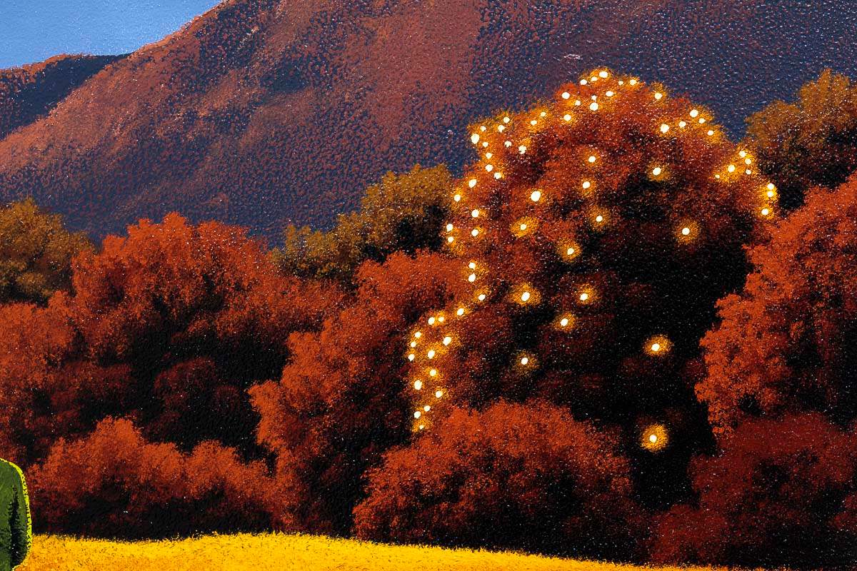 Walking The Path Of Love - Original - SOLD by artist David Renshaw - Wyecliffe Galleries