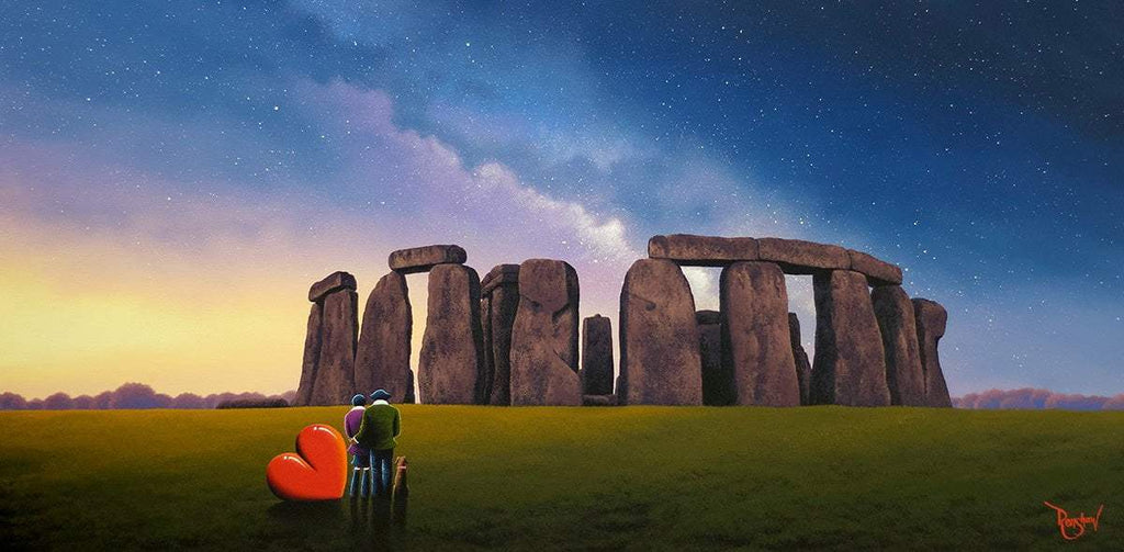 Where History Meets Our Story - Original - SOLD by artist David Renshaw - Wyecliffe Galleries