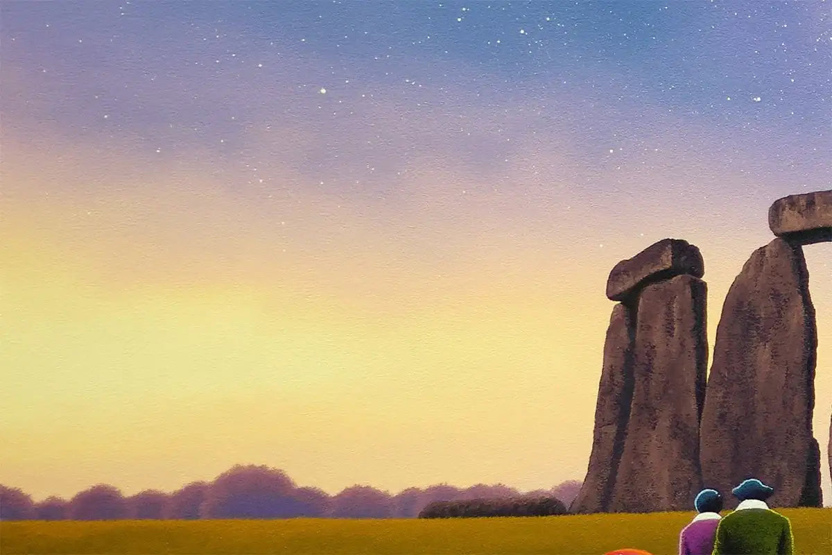 Where History Meets Our Story - Original - SOLD by artist David Renshaw - Wyecliffe Galleries