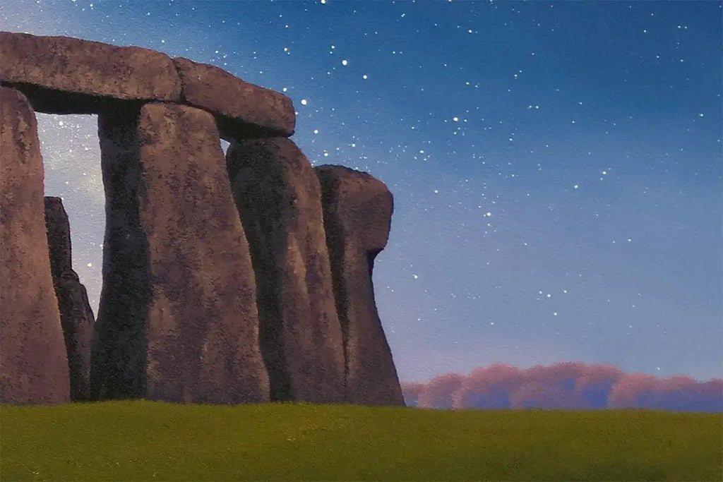 Where History Meets Our Story - Original - SOLD by artist David Renshaw - Wyecliffe Galleries