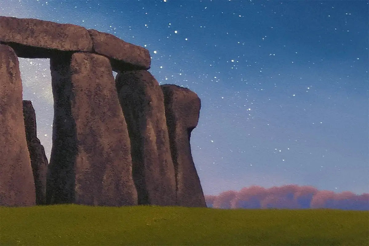 Where History Meets Our Story - Original - SOLD by artist David Renshaw - Wyecliffe Galleries