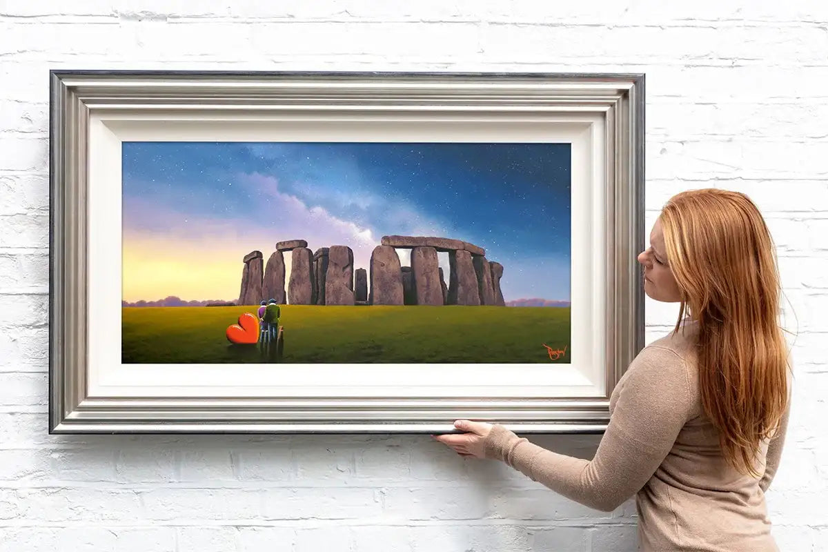 Where History Meets Our Story - Original - SOLD by artist David Renshaw - Wyecliffe Galleries