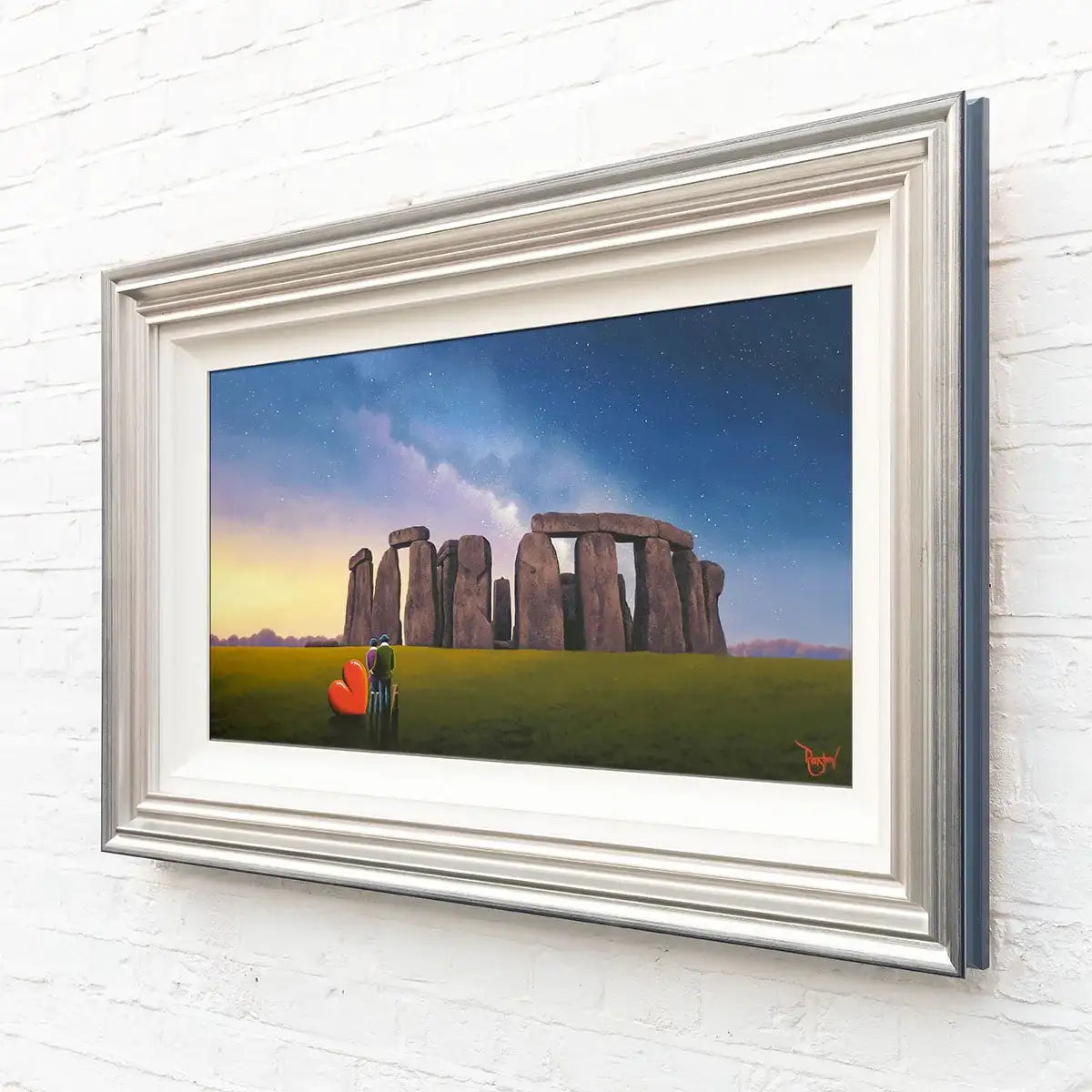 Where History Meets Our Story - Original - SOLD by artist David Renshaw - Wyecliffe Galleries