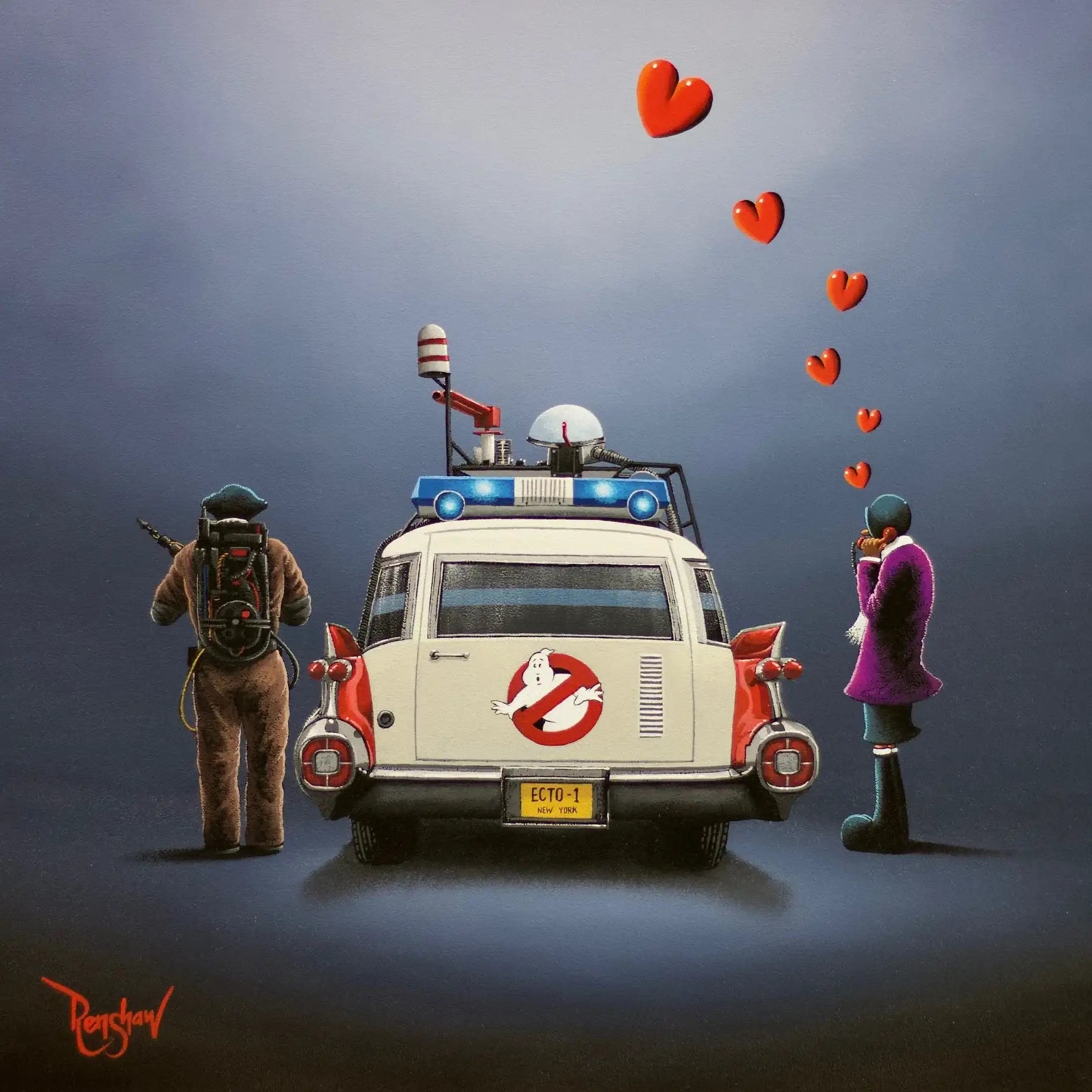 Who You Gonna Call... - Edition by artist David Renshaw - Wyecliffe Galleries