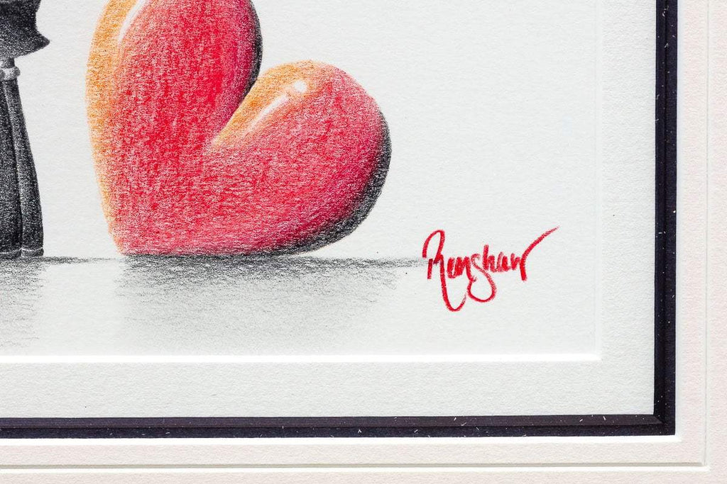 Will You Marry Me - Original Sketch - SOLD by artist David Renshaw - Wyecliffe Galleries