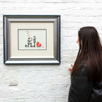 Will You Marry Me - Original Sketch - SOLD by artist David Renshaw - Wyecliffe Galleries