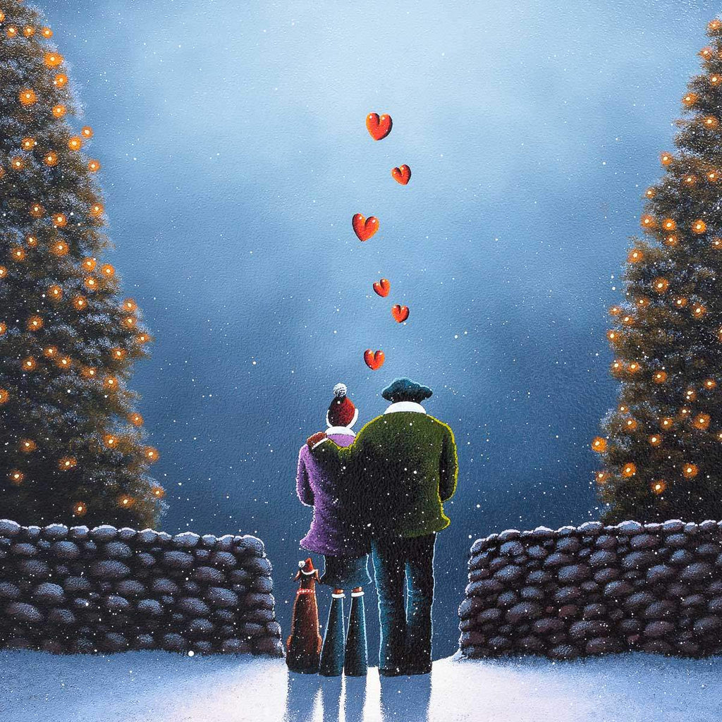 Winter Nights - Original - SOLD by artist David Renshaw - Wyecliffe Galleries