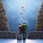 Winter Nights - Original - SOLD by artist David Renshaw - Wyecliffe Galleries