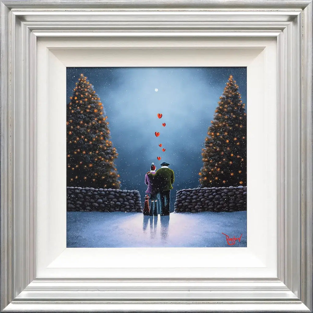 Winter Nights - Original - SOLD by artist David Renshaw - Wyecliffe Galleries