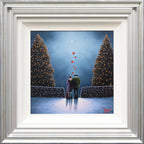 Winter Nights - Original - SOLD by artist David Renshaw - Wyecliffe Galleries