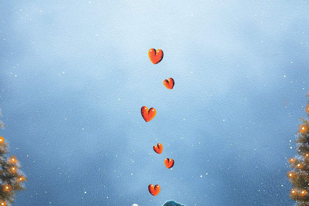 Winter Nights - Original - SOLD by artist David Renshaw - Wyecliffe Galleries