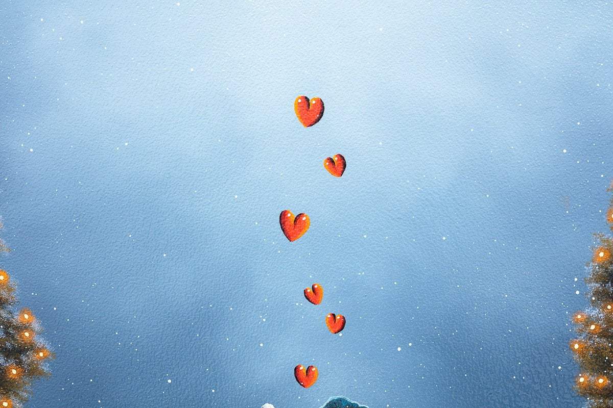 Winter Nights - Original - SOLD by artist David Renshaw - Wyecliffe Galleries