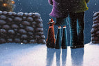 Winter Nights - Original - SOLD by artist David Renshaw - Wyecliffe Galleries