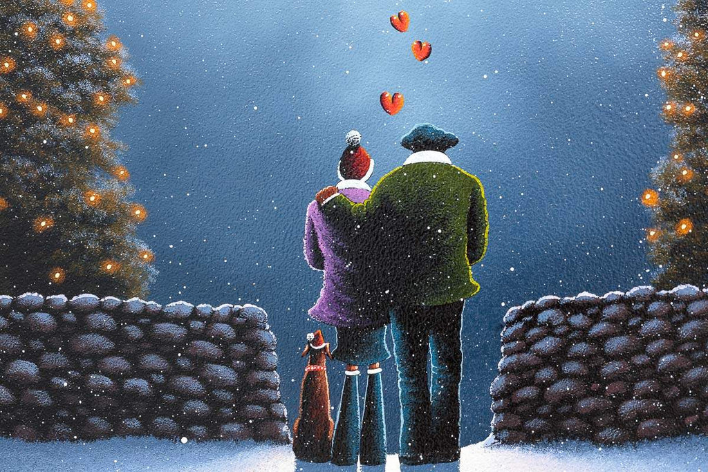 Winter Nights - Original - SOLD by artist David Renshaw - Wyecliffe Galleries