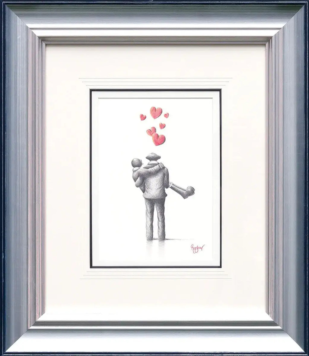 You Are My Greatest Adventure - Original Sketch - SOLD by artist David Renshaw - Wyecliffe Galleries