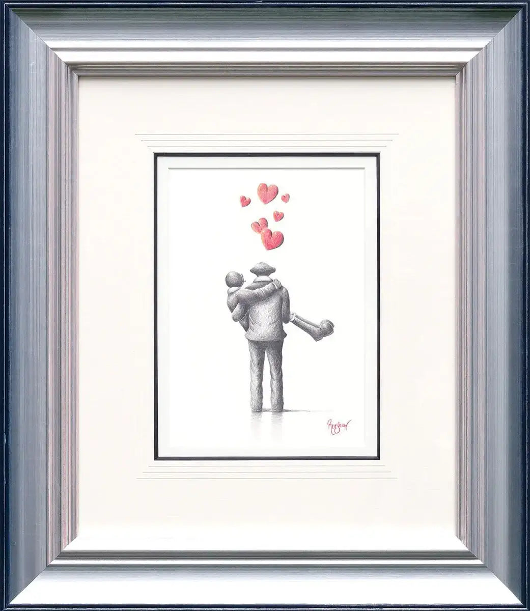 You Are My Greatest Adventure - Original Sketch - SOLD by artist David Renshaw - Wyecliffe Galleries