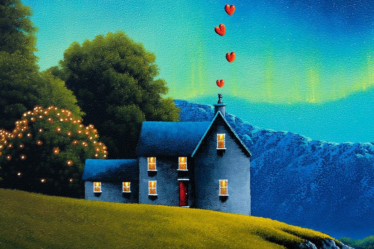 You Are The Brightest Star In My Heart - Original - SOLD by artist David Renshaw - Wyecliffe Galleries