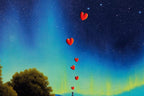 You Are The Brightest Star In My Heart - Original - SOLD by artist David Renshaw - Wyecliffe Galleries