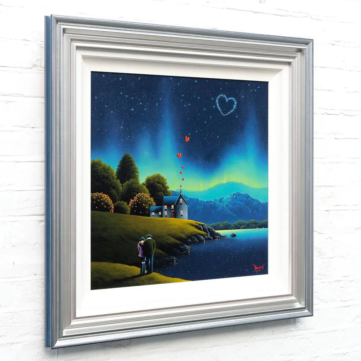 You Are The Brightest Star In My Heart - Original - SOLD by artist David Renshaw - Wyecliffe Galleries