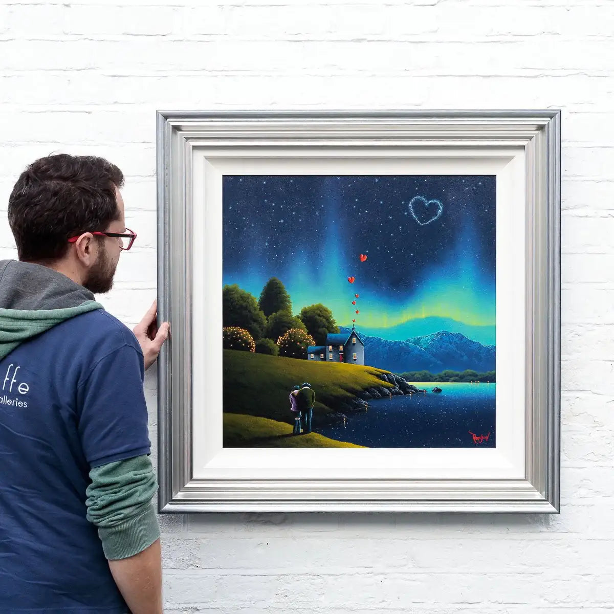 You Are The Brightest Star In My Heart - Original - SOLD by artist David Renshaw - Wyecliffe Galleries
