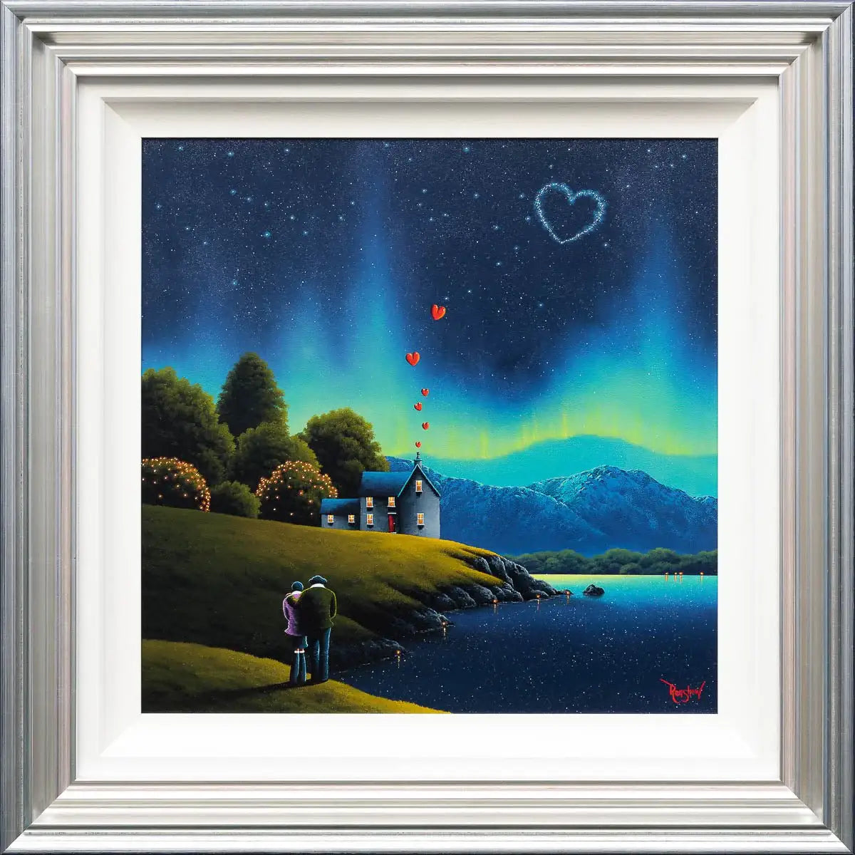 You Are The Brightest Star In My Heart - Original - SOLD by artist David Renshaw - Wyecliffe Galleries