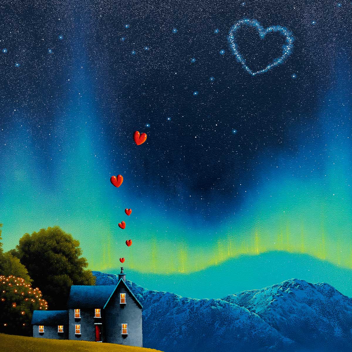 You Are The Brightest Star In My Heart David Renshaw Framed