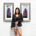 You Bring Colour To My World & You Bring Colour To My Life - Matching Original SET - SOLD by artist David Renshaw - Wyecliffe Galleries