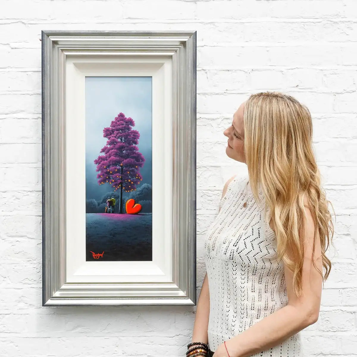 You Bring Colour To My World & You Bring Colour To My Life - Matching Original SET - SOLD by artist David Renshaw - Wyecliffe Galleries