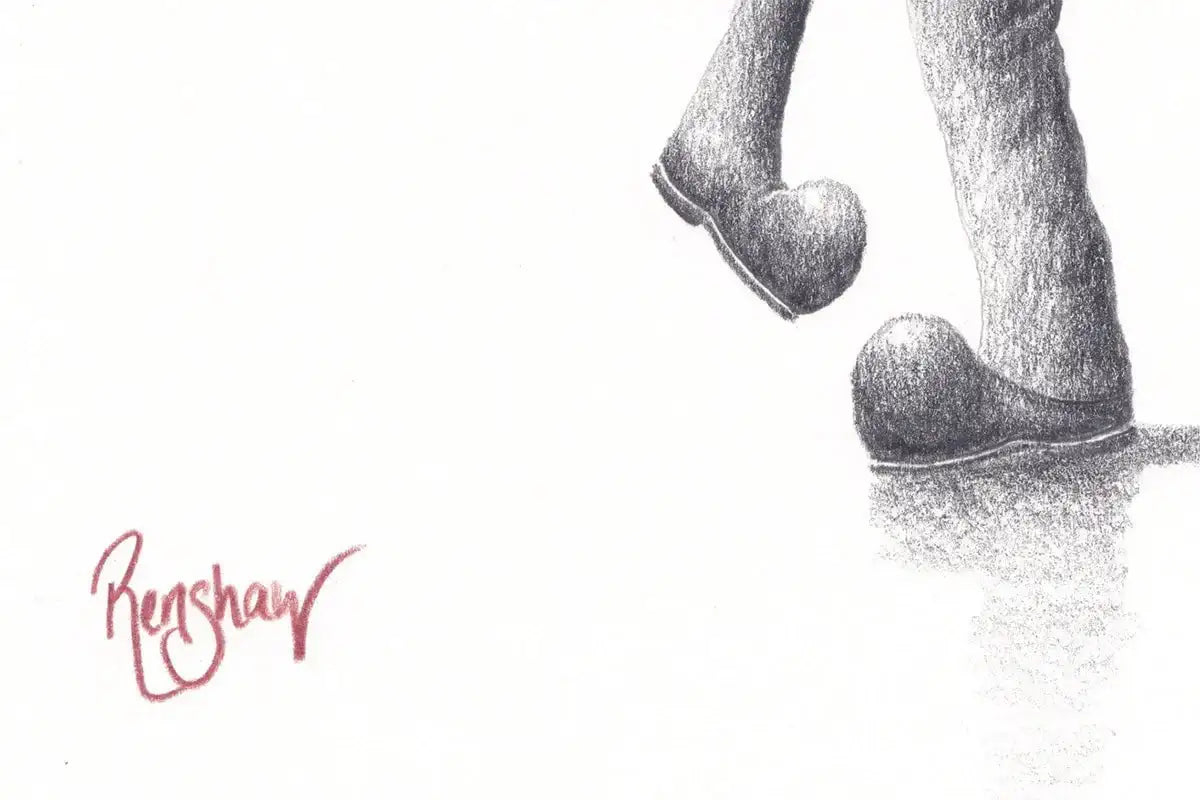 You Complete Me - Original Sketch - SOLD by artist David Renshaw - Wyecliffe Galleries