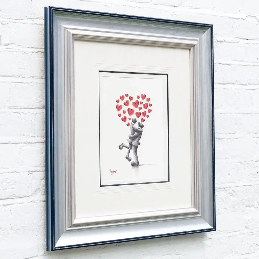 You Complete Me - Original Sketch - SOLD by artist David Renshaw - Wyecliffe Galleries