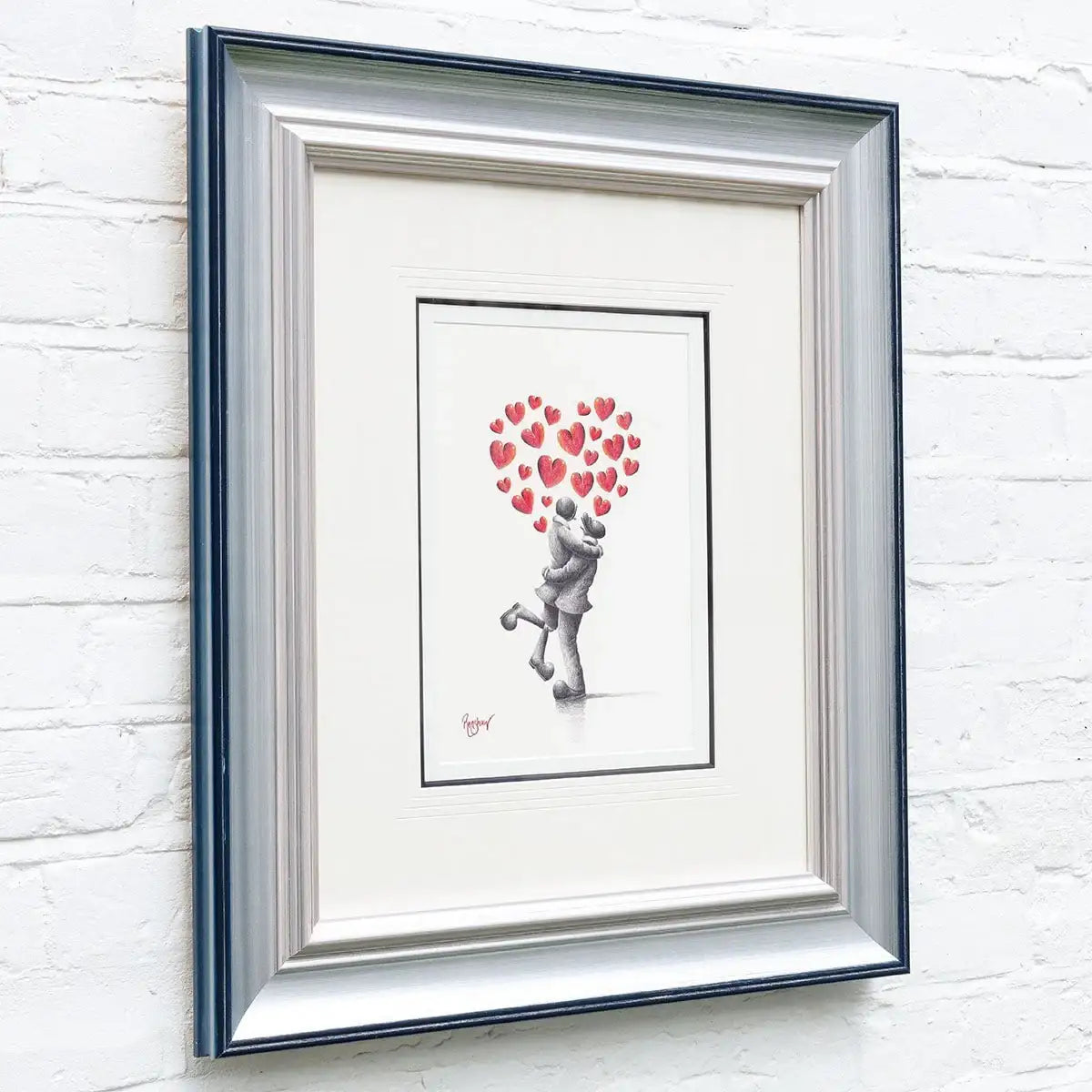 You Complete Me - Original Sketch - SOLD by artist David Renshaw - Wyecliffe Galleries