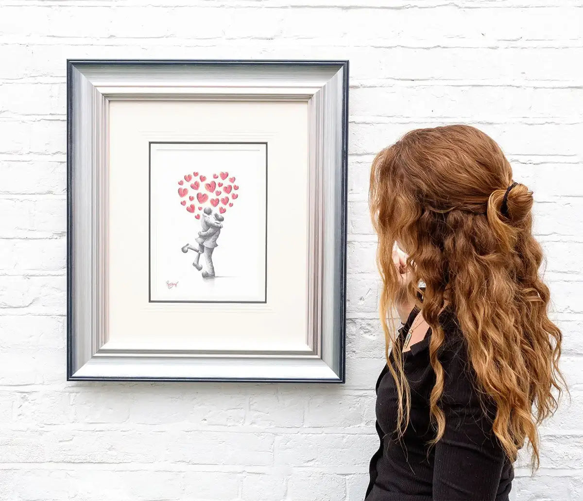You Complete Me - Original Sketch - SOLD by artist David Renshaw - Wyecliffe Galleries