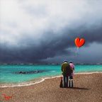 You Make Me Happy When Skies Are Grey - Original - SOLD by artist David Renshaw - Wyecliffe Galleries