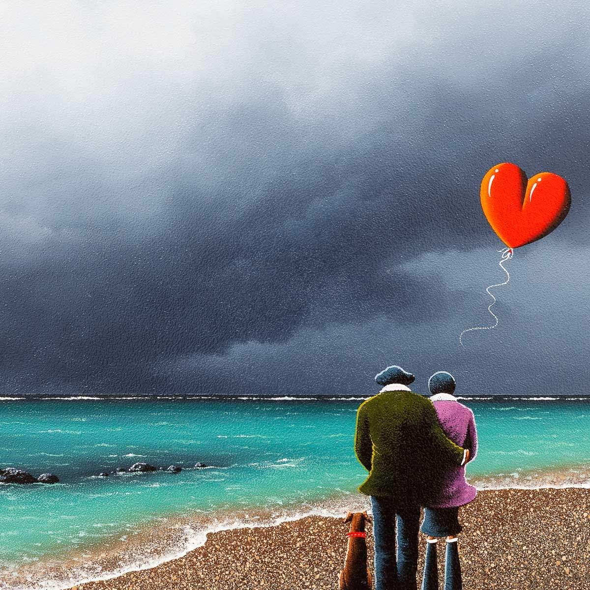 You Make Me Happy When Skies Are Grey - Original - SOLD by artist David Renshaw - Wyecliffe Galleries