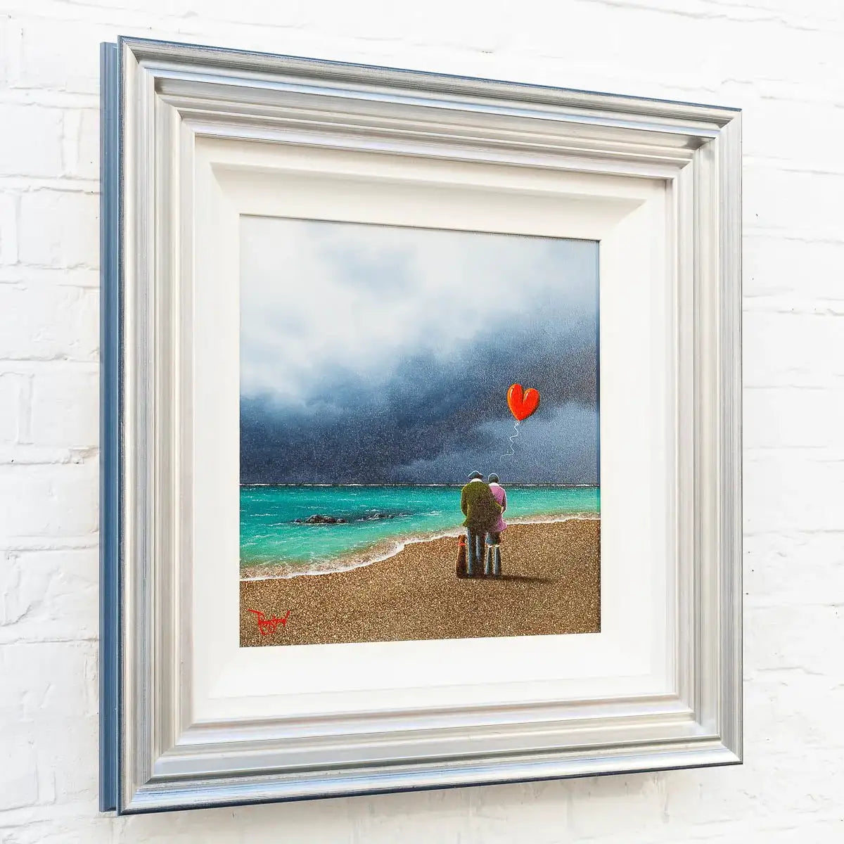 You Make Me Happy When Skies Are Grey - Original - SOLD by artist David Renshaw - Wyecliffe Galleries