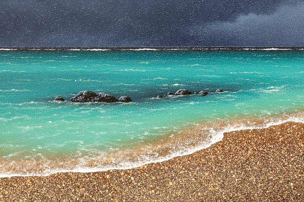 You Make Me Happy When Skies Are Grey - Original - SOLD by artist David Renshaw - Wyecliffe Galleries