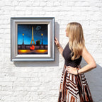 You, Me And Paris - Original - SOLD by artist David Renshaw - Wyecliffe Galleries