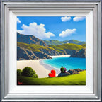 You, Me and The Sea - Original - SOLD by artist David Renshaw - Wyecliffe Galleries
